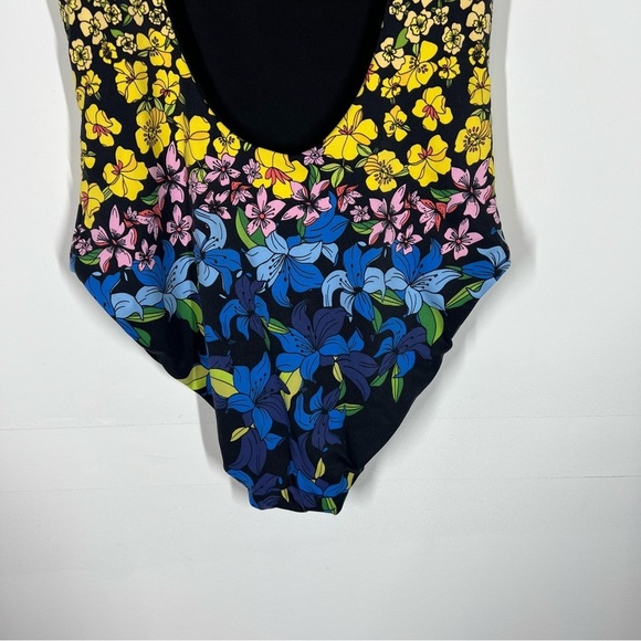 Onia Rachel Floral Gradient One Piece Swimsuit Size Small - Picture 7 of 9